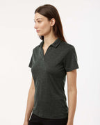 AllPro 4HM00L, 12562 Women's Pro-lock Performance Mélange Polo, Black Melange