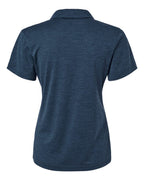 AllPro 4HM00L, 12562 Women's Pro-lock Performance Mélange Polo, Navy Melange