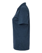 AllPro 4HM00L, 12562 Women's Pro-lock Performance Mélange Polo, Navy Melange
