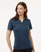 AllPro 4HM00L, 12562 Women's Pro-lock Performance Mélange Polo, Navy Melange