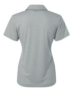 AllPro 4HM00L, 12562 Women's Pro-lock Performance Mélange Polo, Silver Melange