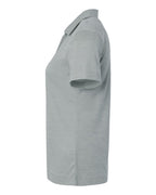 AllPro 4HM00L, 12562 Women's Pro-lock Performance Mélange Polo, Silver Melange