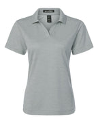 AllPro 4HM00L, 12562 Women's Pro-lock Performance Mélange Polo, Silver Melange