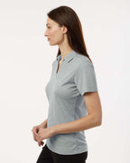 AllPro 4HM00L, 12562 Women's Pro-lock Performance Mélange Polo, Silver Melange