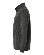 AllPro 4HM700, 12559 Men's Pro-lock Performance Mélange Quarter-zip Pullover, Black Melange