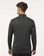 AllPro 4HM700, 12559 Men's Pro-lock Performance Mélange Quarter-zip Pullover, Black Melange