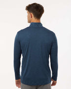 AllPro 4HM700, 12559 Men's Pro-lock Performance Mélange Quarter-zip Pullover, Navy Melange