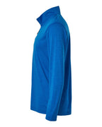 AllPro 4HM700, 12559 Men's Pro-lock Performance Mélange Quarter-zip Pullover, Royal Melange