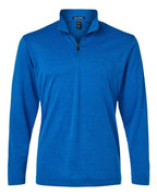 AllPro 4HM700, 12559 Men's Pro-lock Performance Mélange Quarter-zip Pullover, Royal Melange