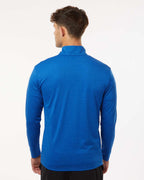 AllPro 4HM700, 12559 Men's Pro-lock Performance Mélange Quarter-zip Pullover, Royal Melange