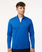 AllPro 4HM700, 12559 Men's Pro-lock Performance Mélange Quarter-zip Pullover, Royal Melange