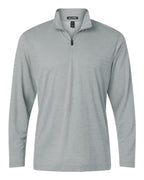 AllPro 4HM700, 12559 Men's Pro-lock Performance Mélange Quarter-zip Pullover, Silver Melange