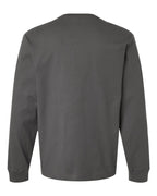 BELLA + CANVAS 4651, T-Shirts - Long Sleeve, Asphalt
