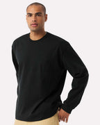 BELLA + CANVAS 4651, T-Shirts - Long Sleeve, Black