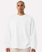 BELLA + CANVAS 4651, T-Shirts - Long Sleeve, White
