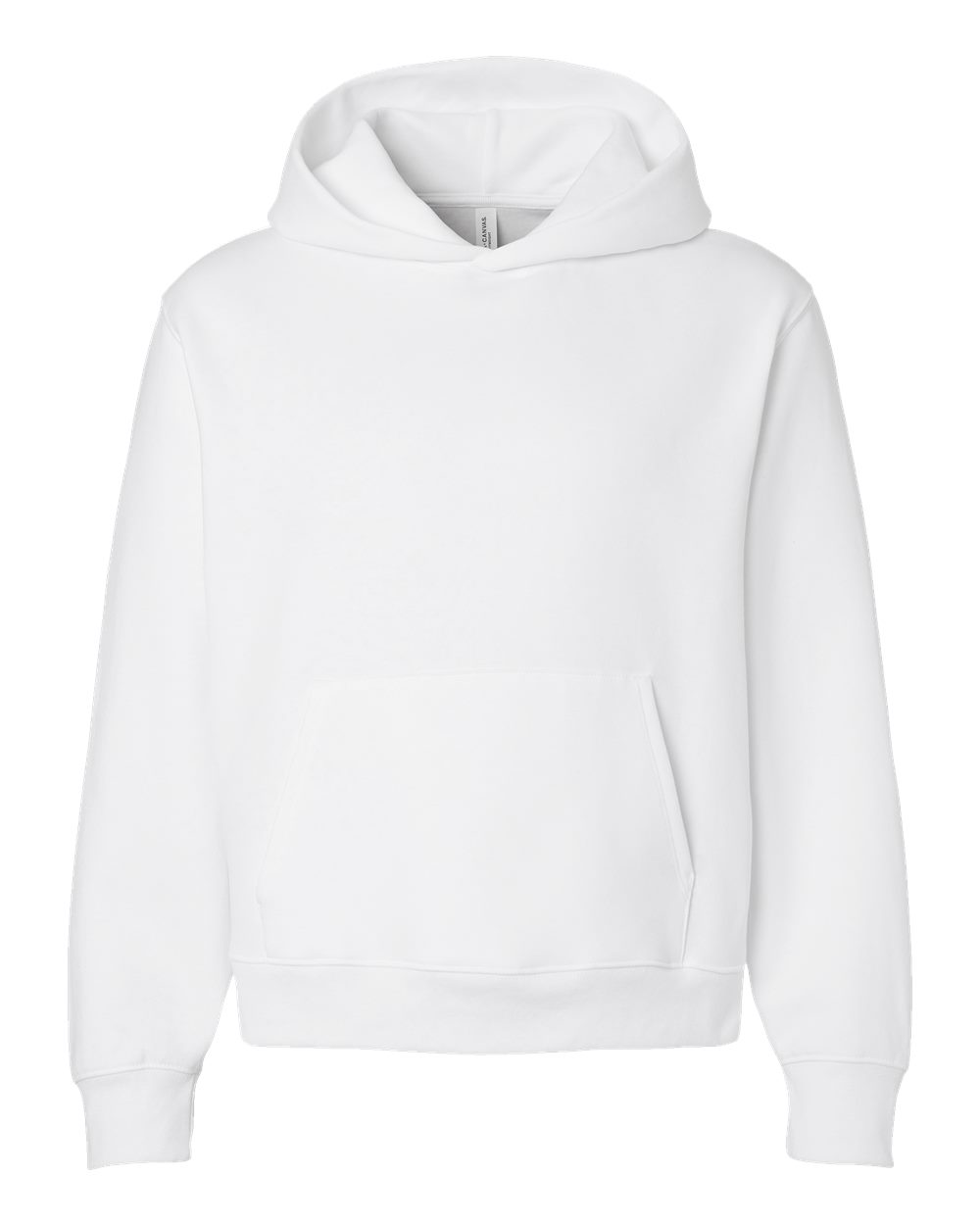 BELLA + CANVAS 4719, Fleece - Premium - Hood, White