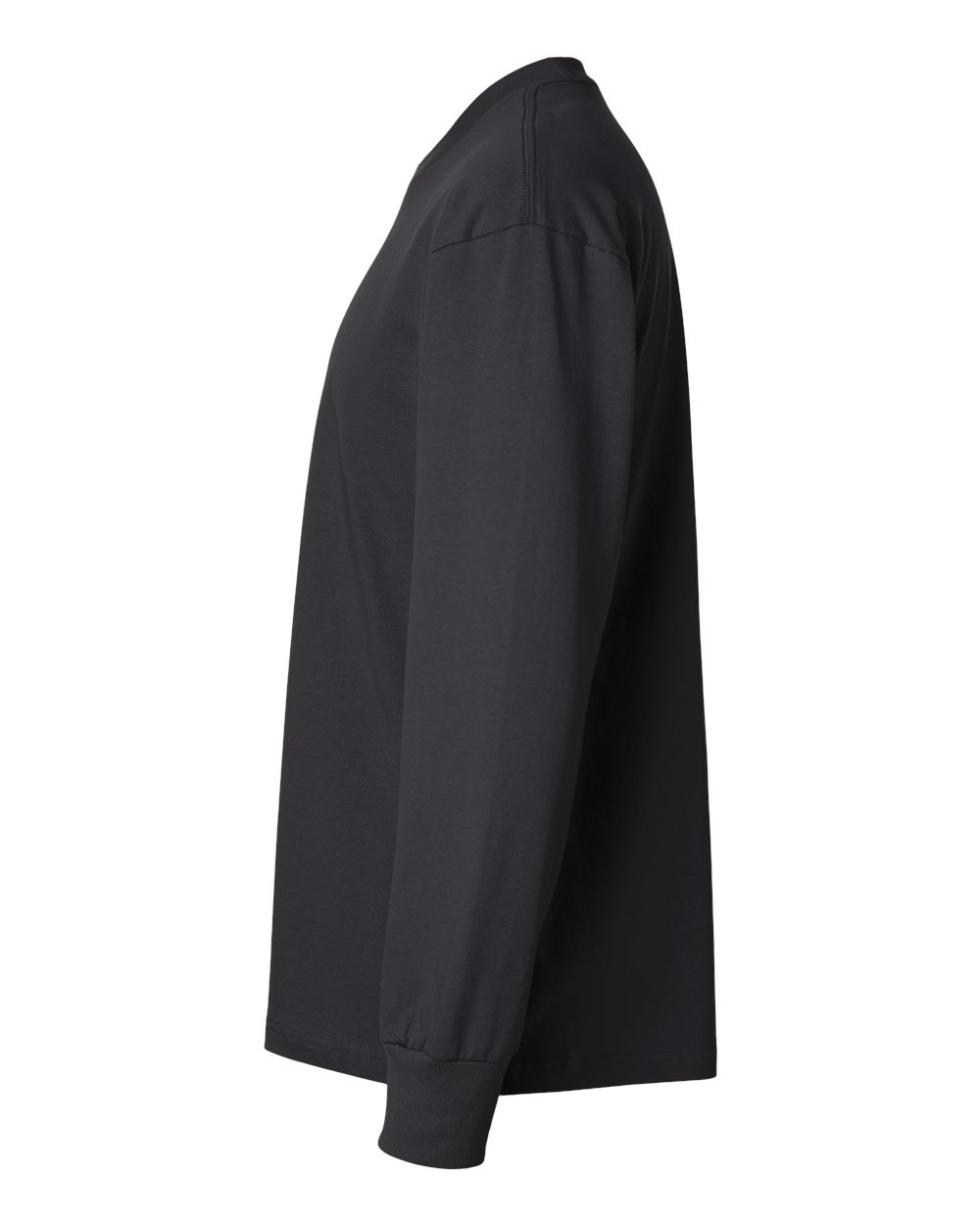 Next Level 7211, T-Shirts - Long Sleeve, Graphite Black