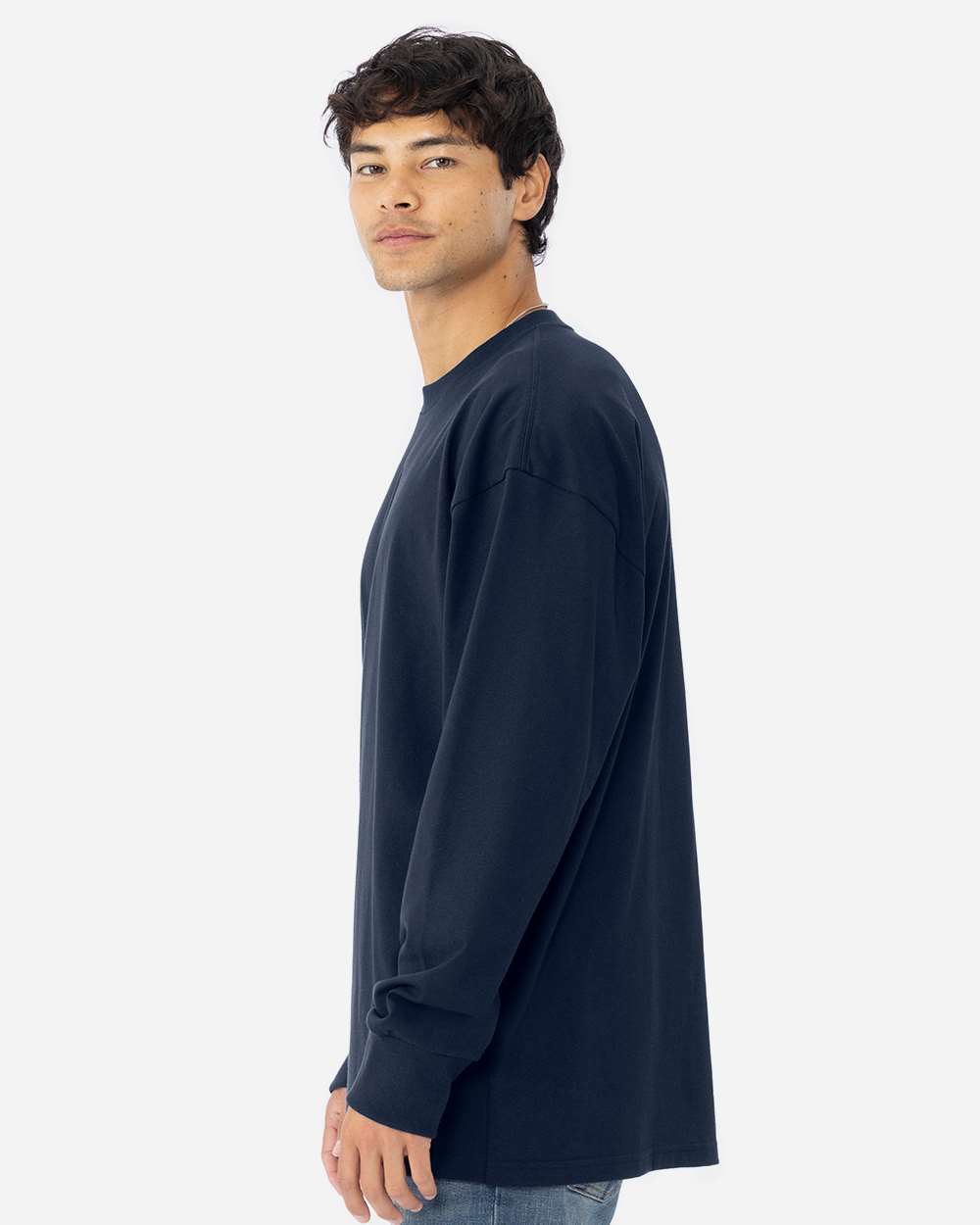Next Level 7211, T-Shirts - Long Sleeve, Midnight Navy