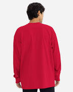 Next Level 7211, T-Shirts - Long Sleeve, Red