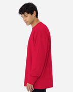 Next Level 7211, T-Shirts - Long Sleeve, Red