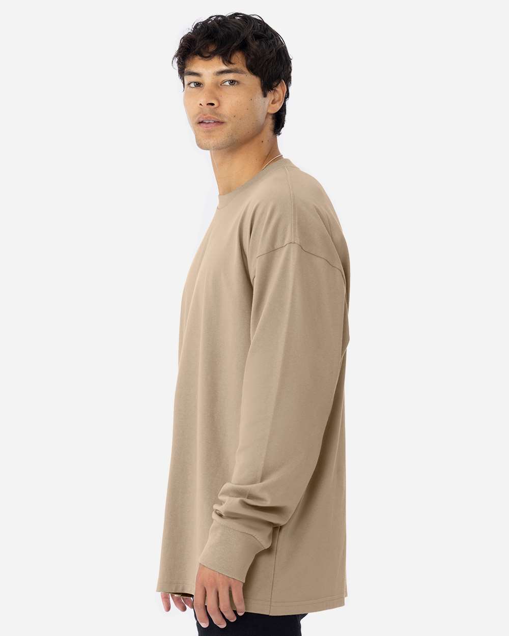 Next Level 7211, T-Shirts - Long Sleeve, Tan