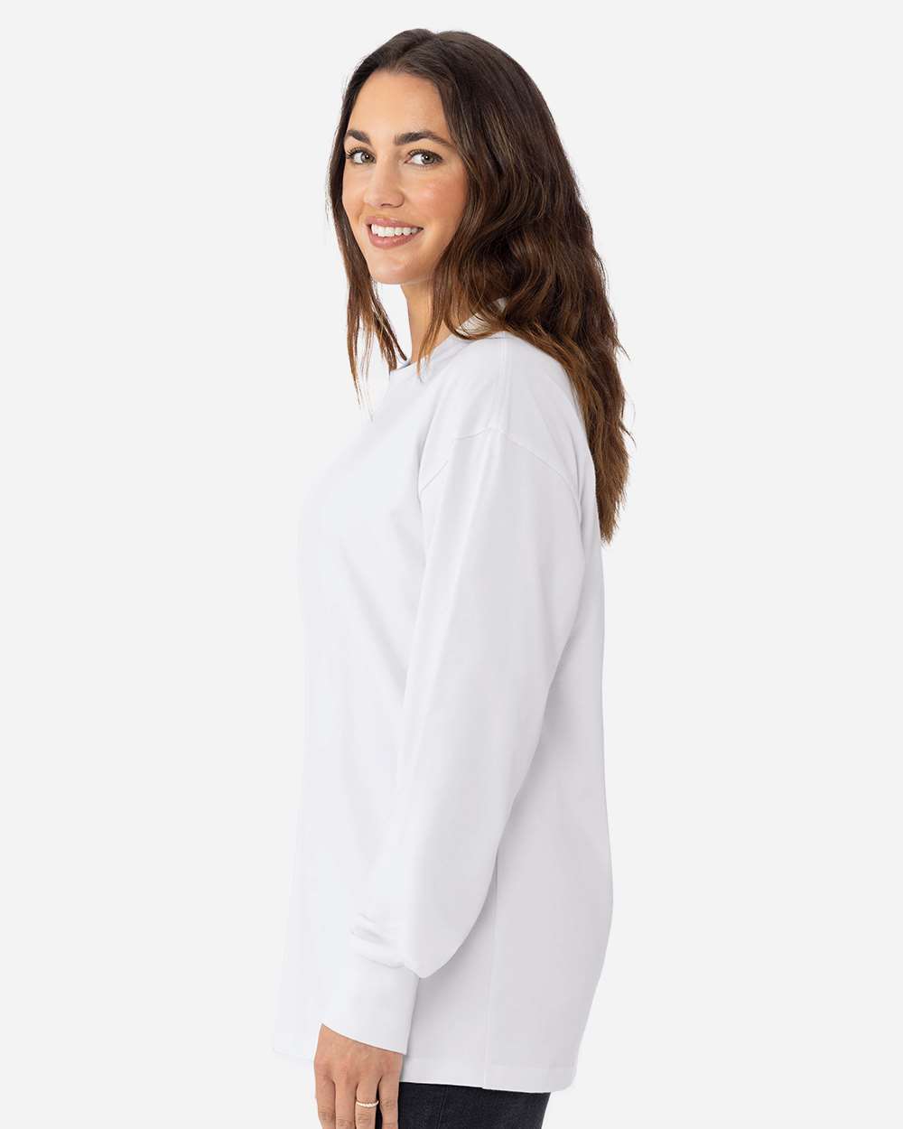 Next Level 7211, T-Shirts - Long Sleeve, White