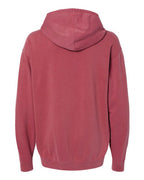 Comfort Colors 1467, Unisex Garment-dyed Lightweight Hooded Sweatshirt, Crimson