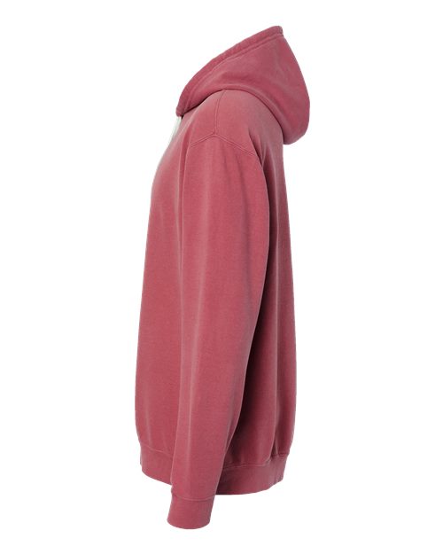 Comfort Colors 1467, Unisex Garment-dyed Lightweight Hooded Sweatshirt, Crimson