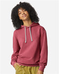 Comfort Colors 1467, Unisex Garment-dyed Lightweight Hooded Sweatshirt, Crimson
