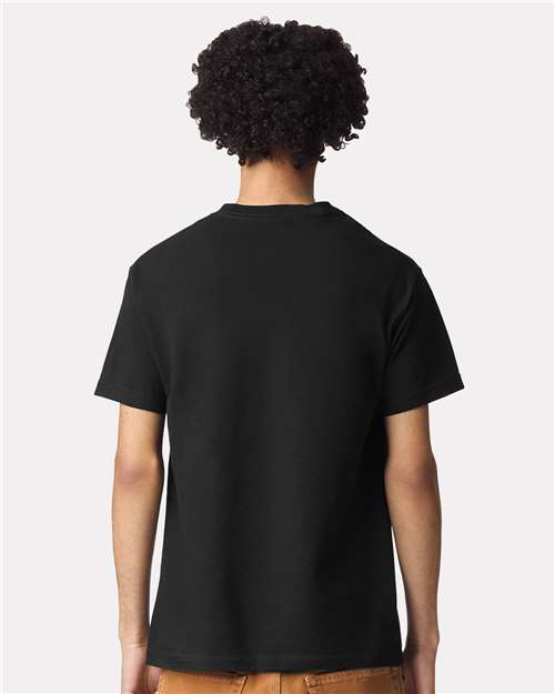 American Apparel 1301GD, Unisex Heavyweight Cotton Garment-dyed Tee, True Black