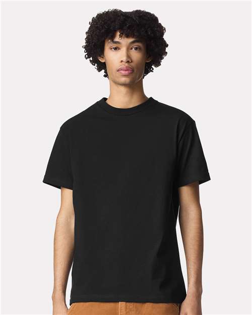 American Apparel 1301GD, Unisex Heavyweight Cotton Garment-dyed Tee, True Black