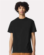 American Apparel 1301GD, Unisex Heavyweight Cotton Garment-dyed Tee, True Black