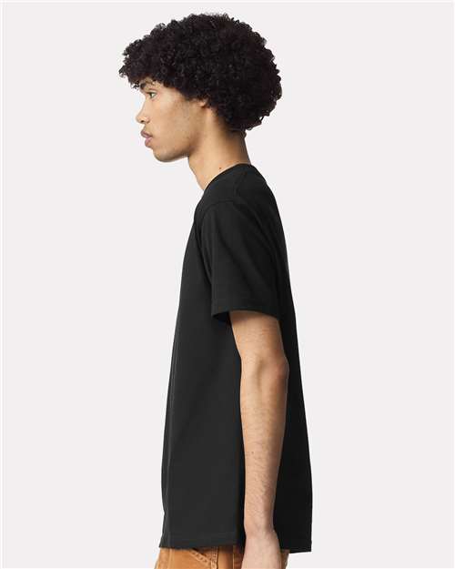 American Apparel 1301GD, Unisex Heavyweight Cotton Garment-dyed Tee, True Black