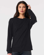 BELLA + CANVAS 3511, T-Shirts - Long Sleeve, Vintage Black