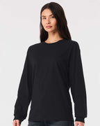 BELLA + CANVAS 3511, T-Shirts - Long Sleeve, Vintage Black