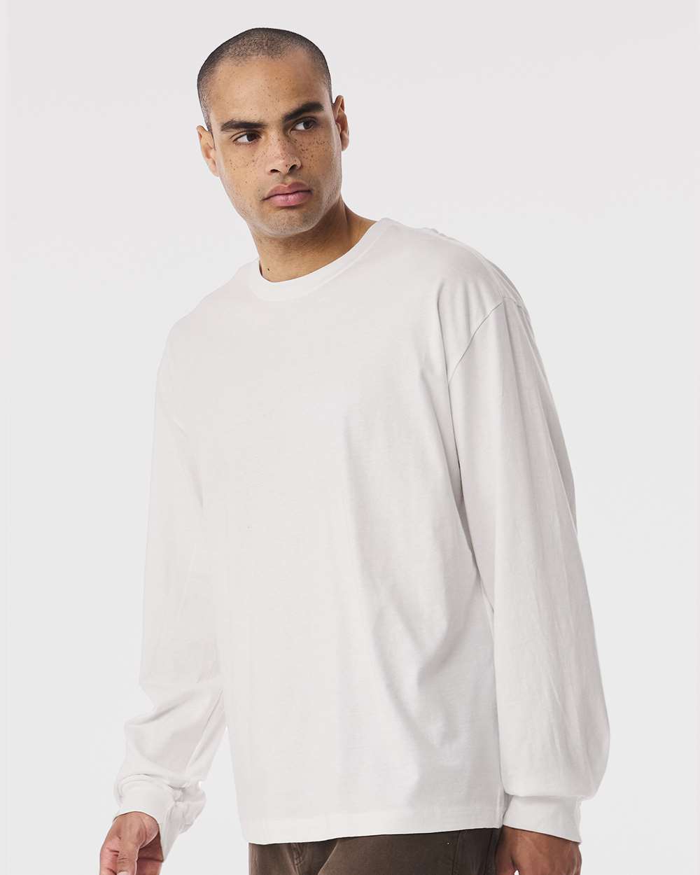 BELLA + CANVAS 3511, T-Shirts - Long Sleeve, Vintage White