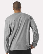 BELLA + CANVAS 4651, T-Shirts - Long Sleeve, Athletic Heather