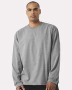 BELLA + CANVAS 4651, T-Shirts - Long Sleeve, Athletic Heather