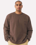 BELLA + CANVAS 4651, T-Shirts - Long Sleeve, Cocoa