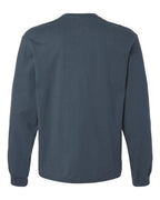 BELLA + CANVAS 4651, T-Shirts - Long Sleeve, Vintage Navy