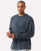 BELLA + CANVAS 4651, T-Shirts - Long Sleeve, Vintage Navy
