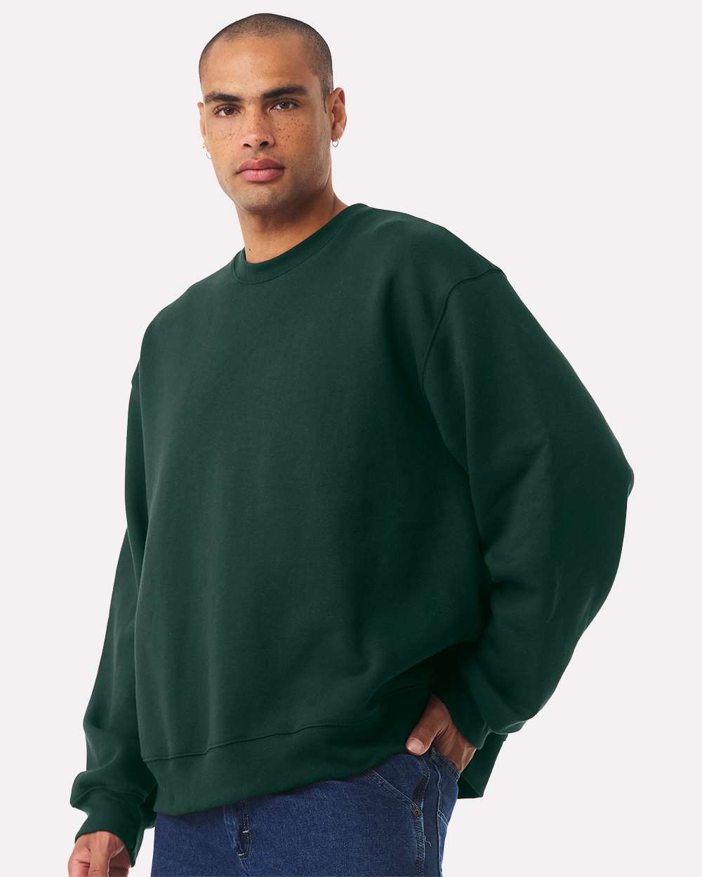 BELLA + CANVAS 4711, Fleece - Premium - Crew, Forest