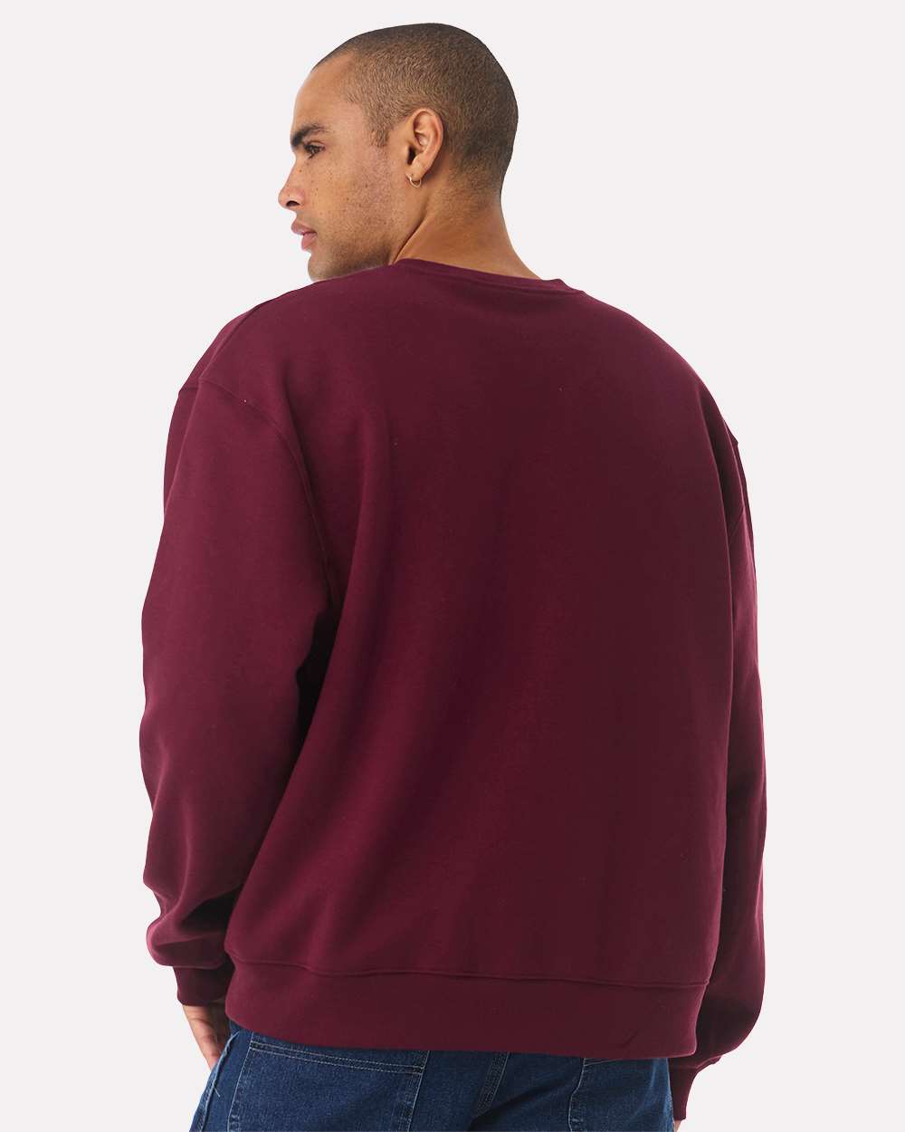 BELLA + CANVAS 4711, Fleece - Premium - Crew, Maroon