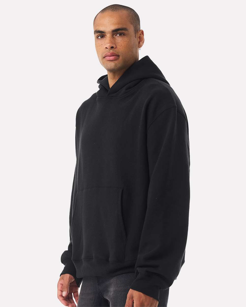 BELLA + CANVAS 4719, Fleece - Premium - Hood, Vintage Black