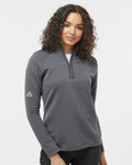 Adidas A589, Women's Spacer Quarter-zip Pullover, Black