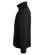 Spyder 187334, Men's Transport Soft Shell Jacket, Black/ Red
