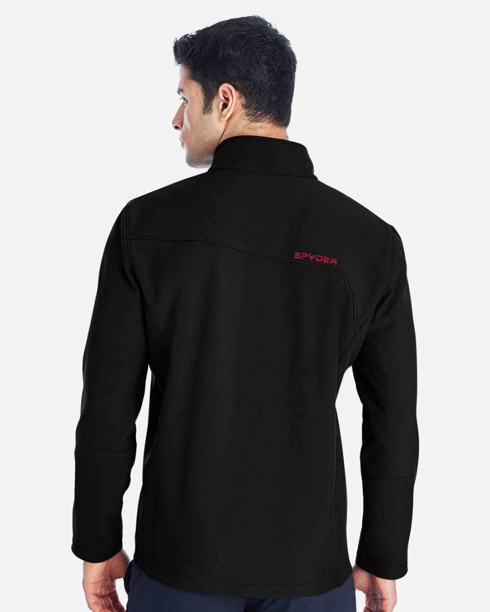 Spyder 187334, Men's Transport Soft Shell Jacket, Black/ Red