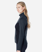 Spyder 187335, Women's Constant Full-zip Sweater Fleece Jacket, Frontier/ Black/ White