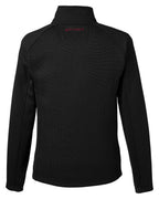 Spyder 187330, Men's Constant Full-zip Sweater Fleece Jacket, Black/ Red