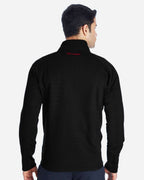 Spyder 187330, Men's Constant Full-zip Sweater Fleece Jacket, Black/ Red